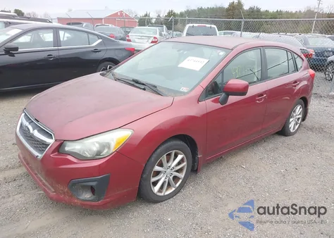 2013 Subaru Impreza 2.0I Premium z USA, uszkodzony, nr VIN JF1GPAC6XD2216910